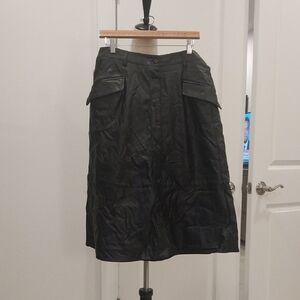 Banana Republic Black Midi Skirt